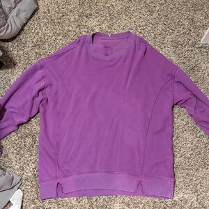 Purple aerie Crewneck Sweatshirt